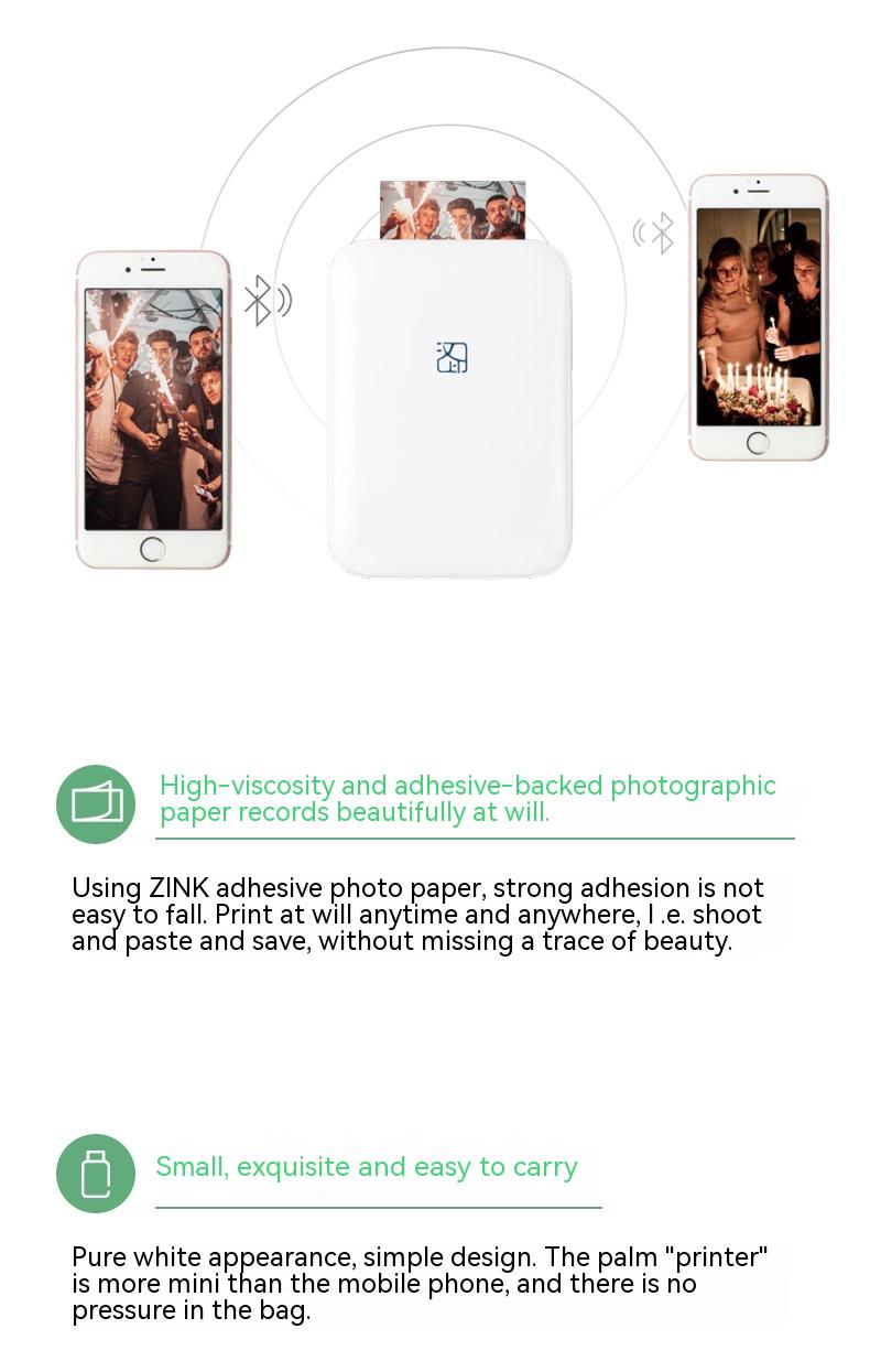 Color Mobile Phone Household Portable Photo Printer