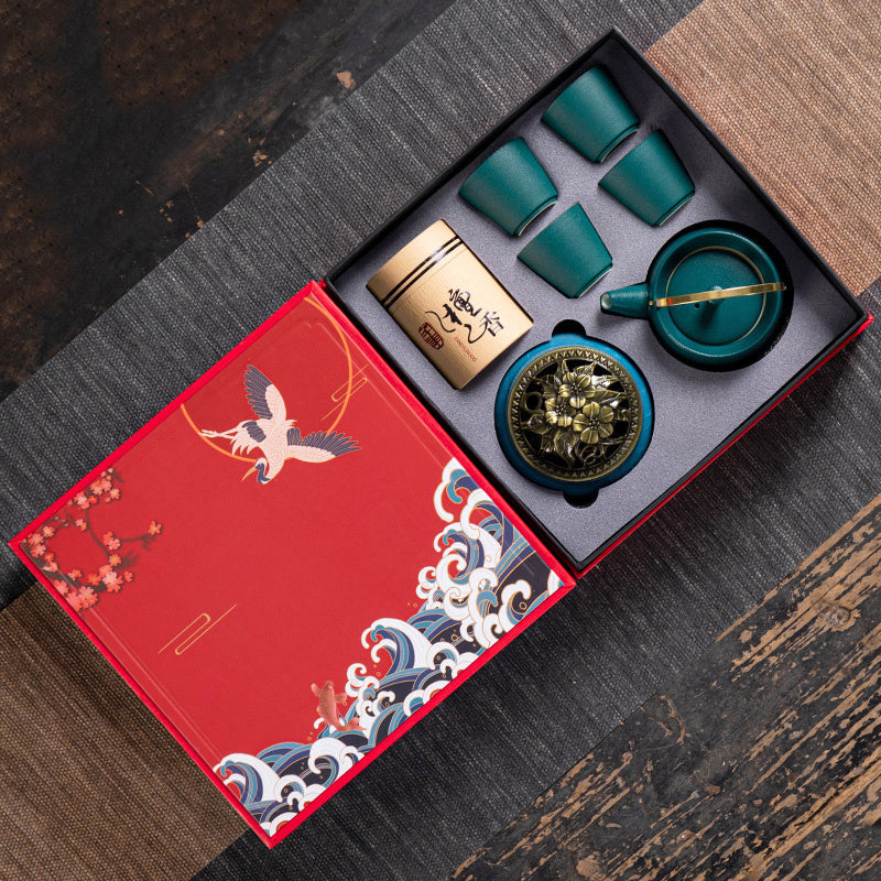 Ceramic Kung Fu Tea Set Gift Box Set Business Small Gift