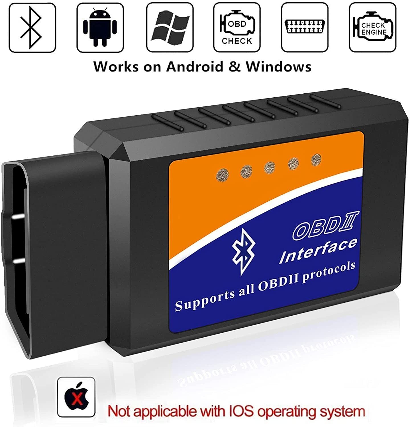 Bluetooth OBD2 Car Diagnostic Scanner Tool