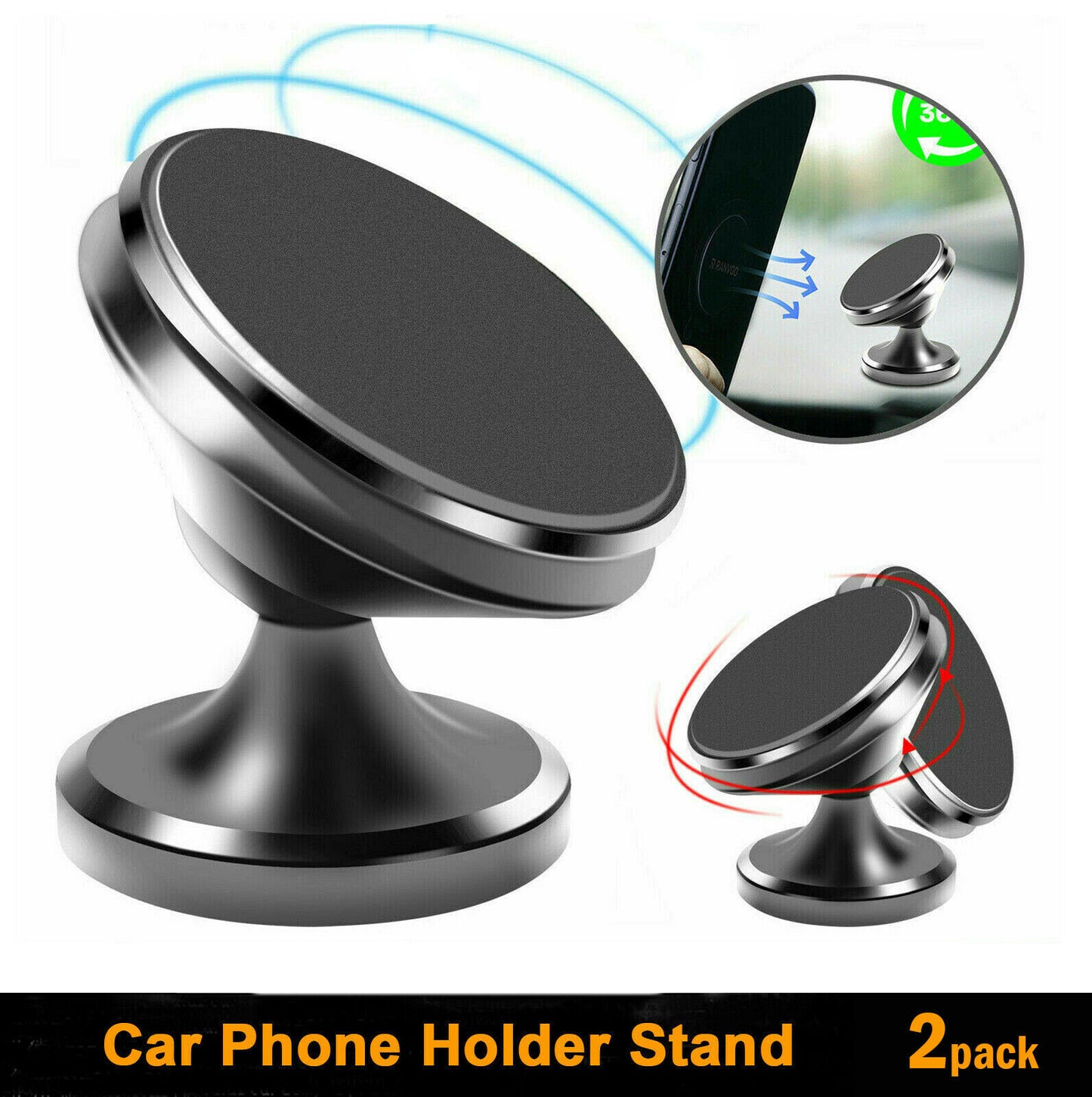 Magnetic Car Mount Holder Dash Air Vent Stand Universal For Mobile Cell Phone