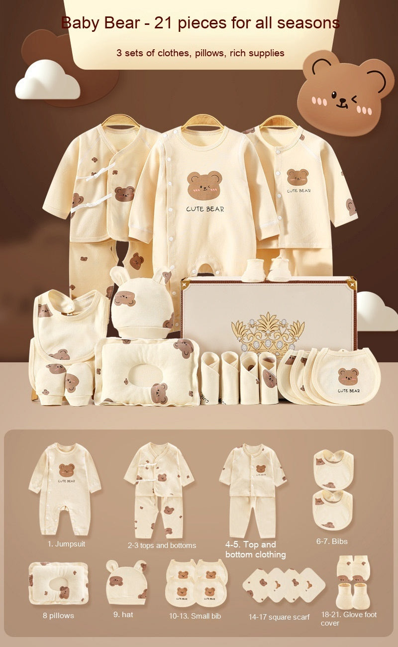 Cotton clothes set for newborn baby