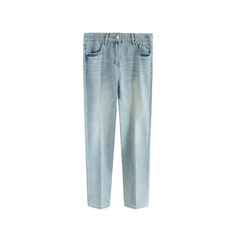 Men’s jeans Versatile Casual Small Leg Cropped Jeans