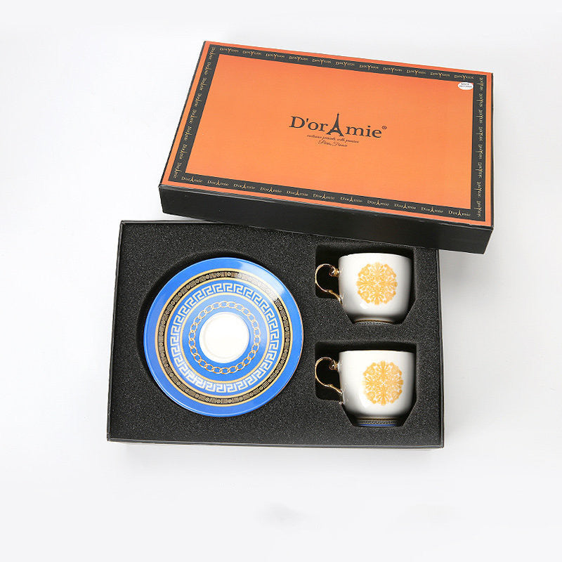 Fashion Small Turkish Coffee Cup And Saucer Tea Set Gift Box