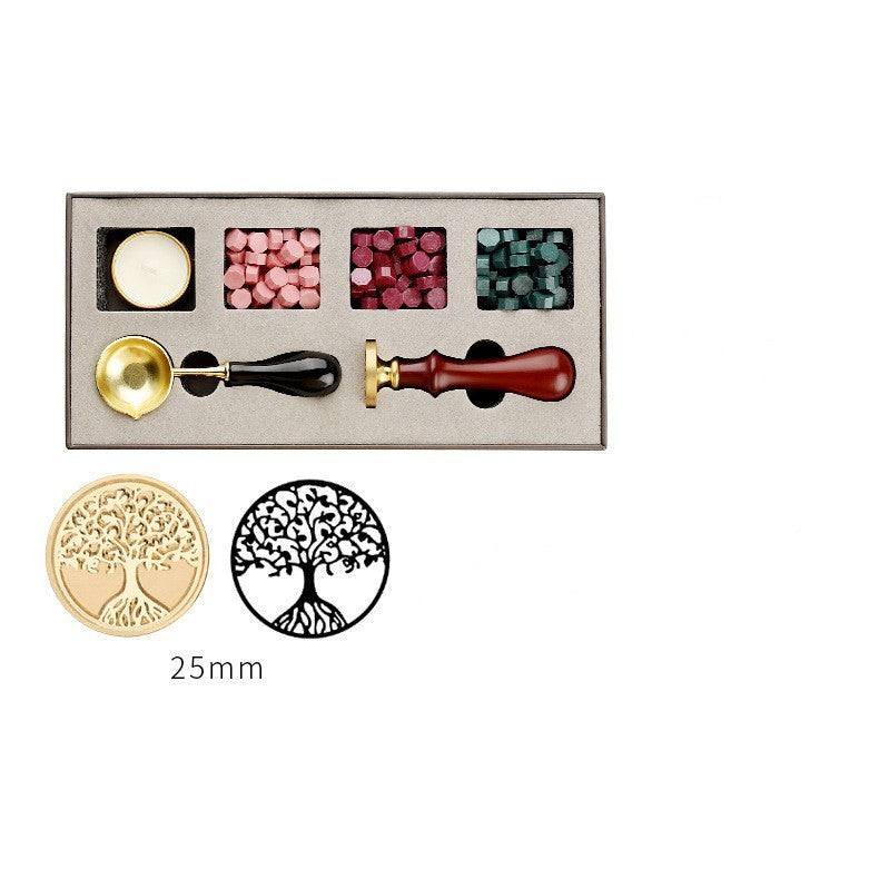 Full Set Of Gift Box With Wax Grain Seal Head