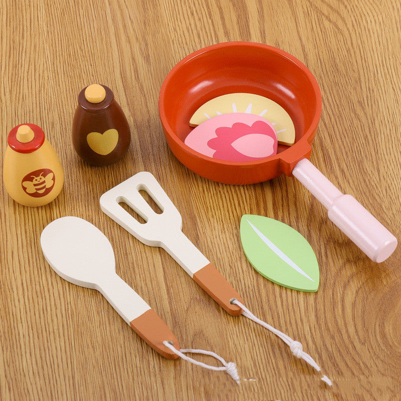 Children's Day Gift Mini Kitchen Set Wooden Toys