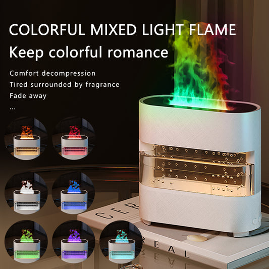 Rain Cloud Fire Humidifier Water Drip Novedades 2024 Rain Water Diffuser Fire Flame Humidifier Aroma Diffuser