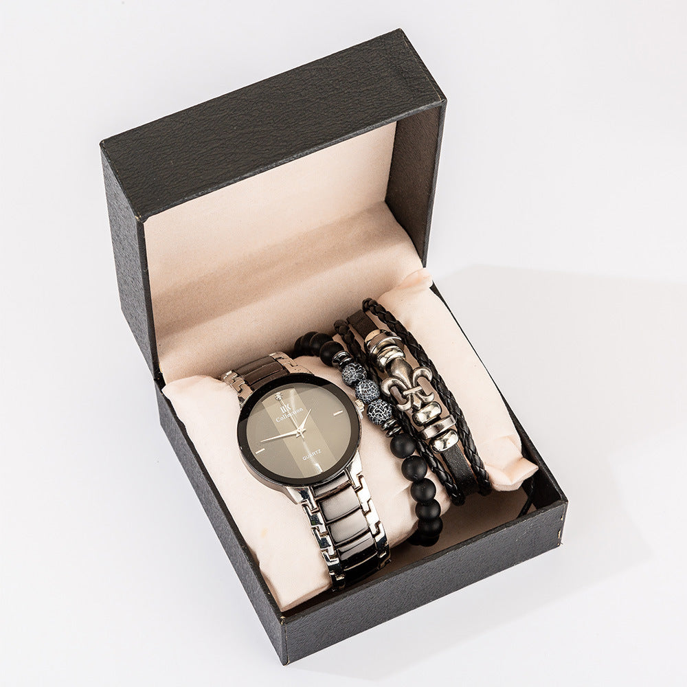 Gift set bracelet and watch