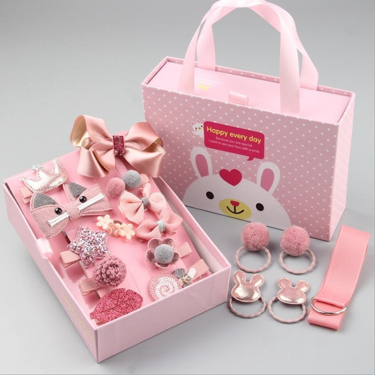 Children's Clip Hair Accessories Set Gift Box