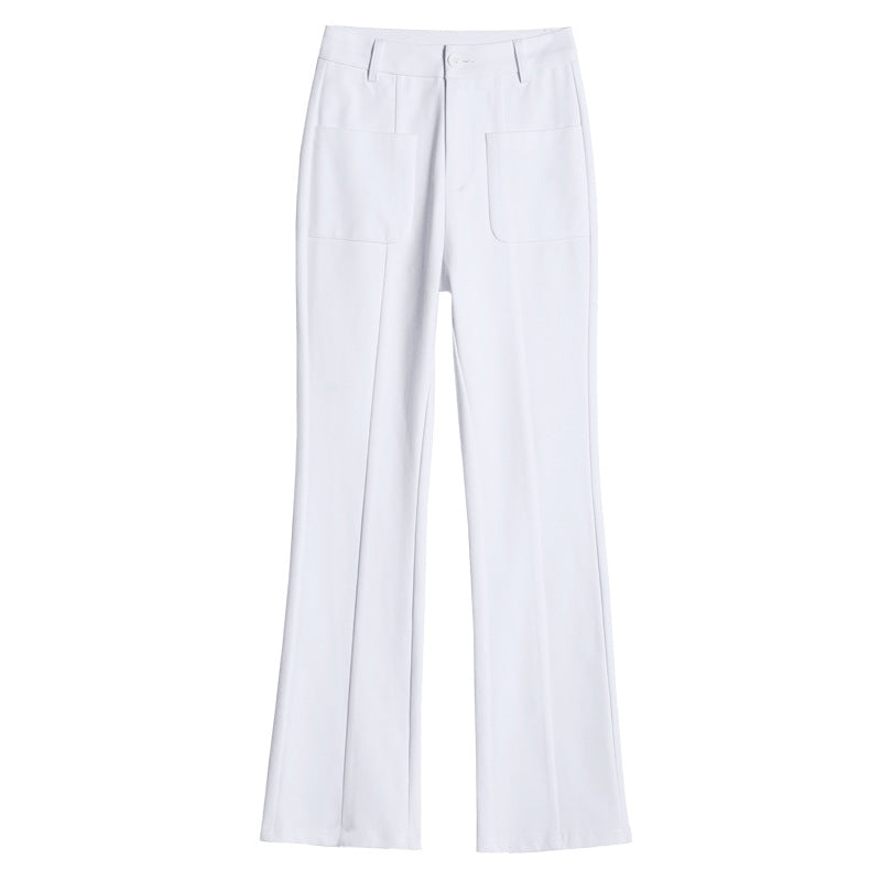 Flared Wide Leg Pants Female Suit Women's Pants Loose Drooping Slimming