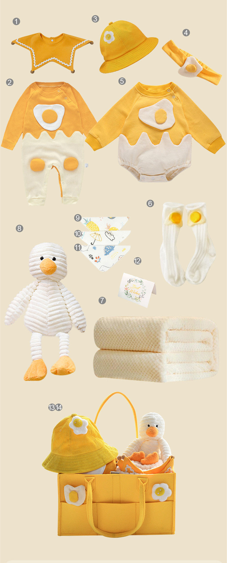 Gift box for newborn baby summer clothes