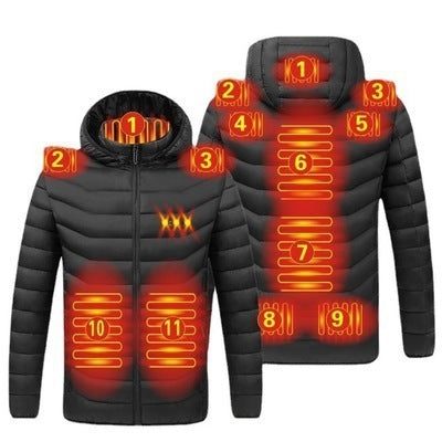 Double-control Heating Clothes Intelligent Constant Temperature Large Size Cotton-padded