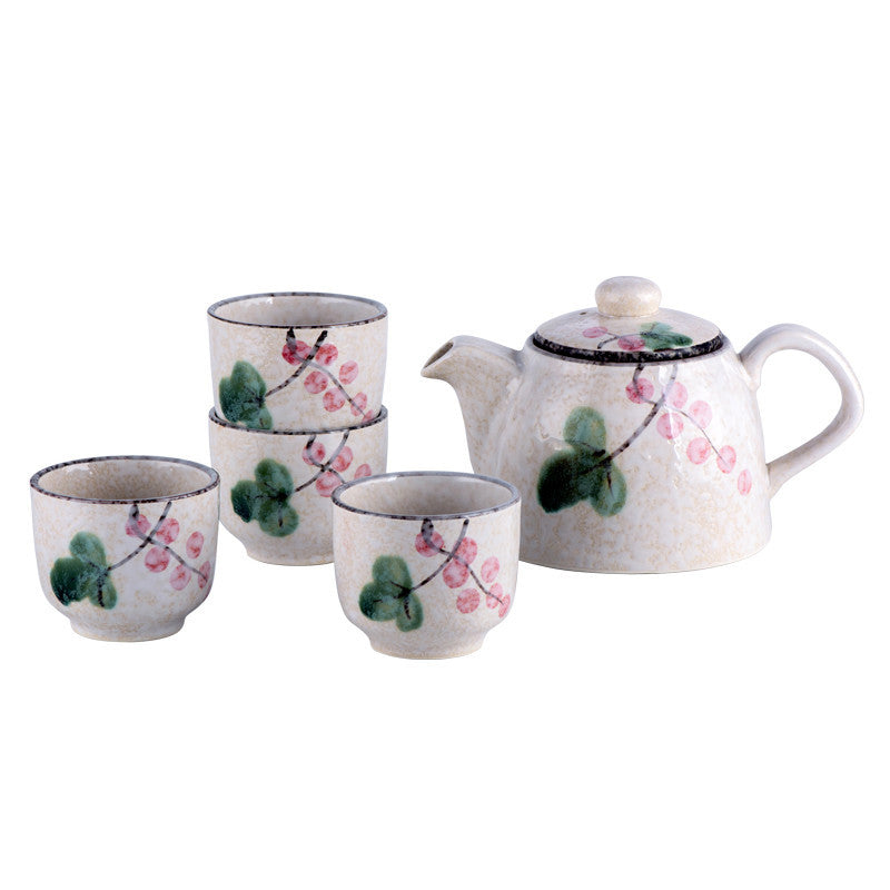 Japanese Style Ceramic Teapot Teacup Tea Set Gift Set