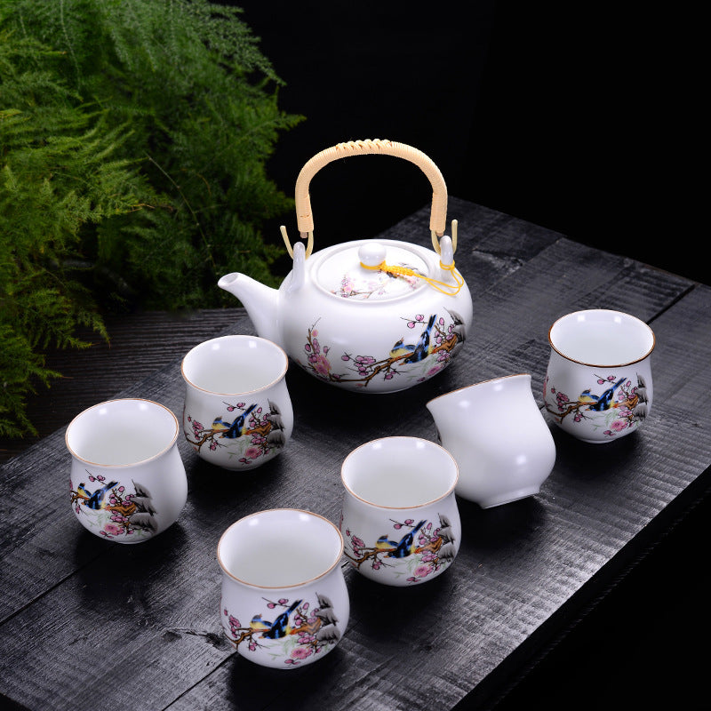 Large-capacity Set Of Ceramic Tea Set With Gift Box