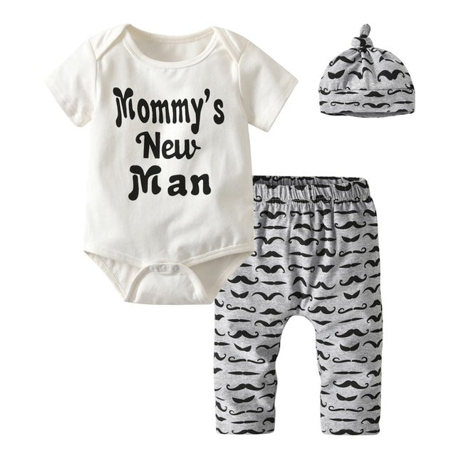 Baby Boy Cloud Pattern Clothes Set