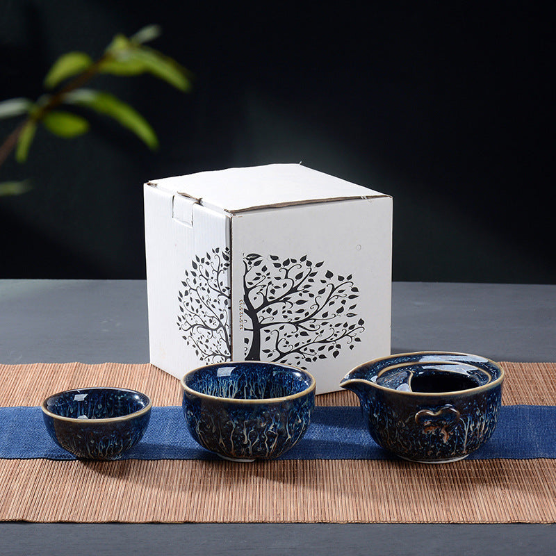 Creative One Pot And Two Cups Simple Tea Set Gift Set