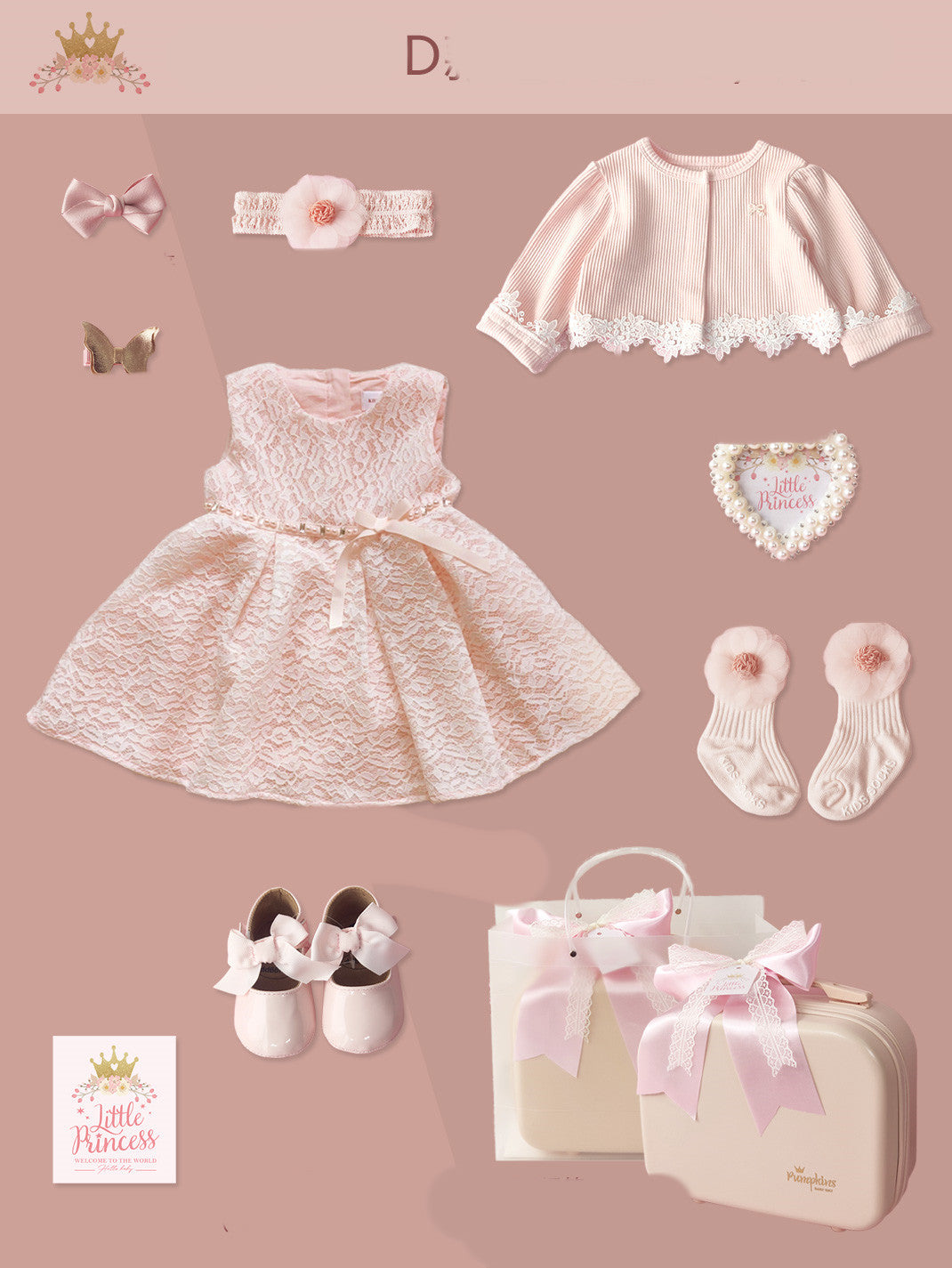 Baby gift box princess set