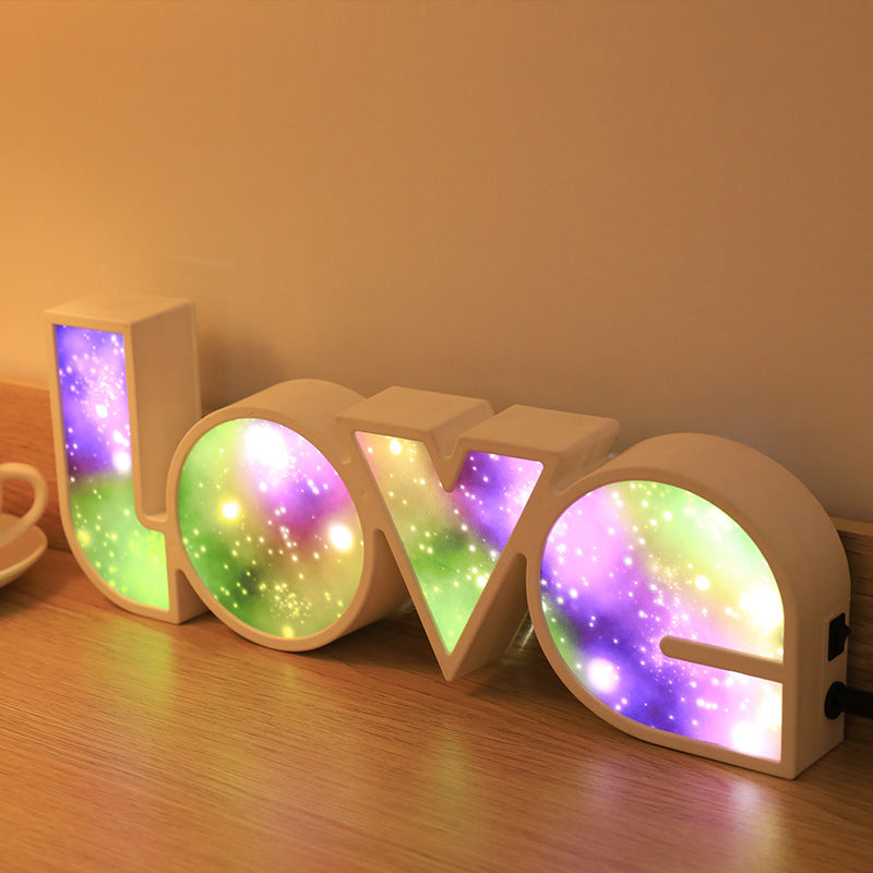 Valentines Day LED LOVE light decor