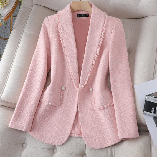 Woman’s Suits blazer Classic Style High-grade Temperament Tweed Coat