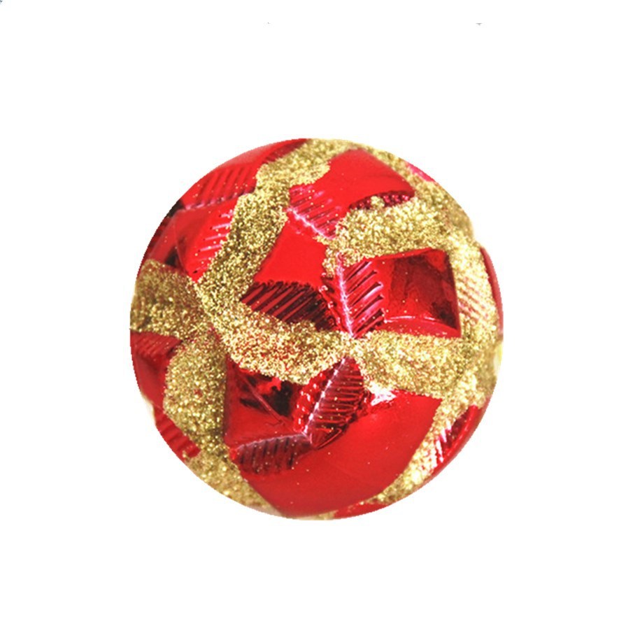 Festival Supplies Painted Ball 6cm24 Pcs Pendant Electroplating