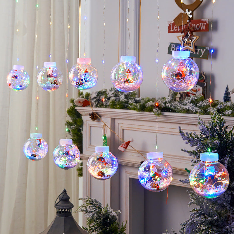 10 LED Christmas Curtain Lamp Set