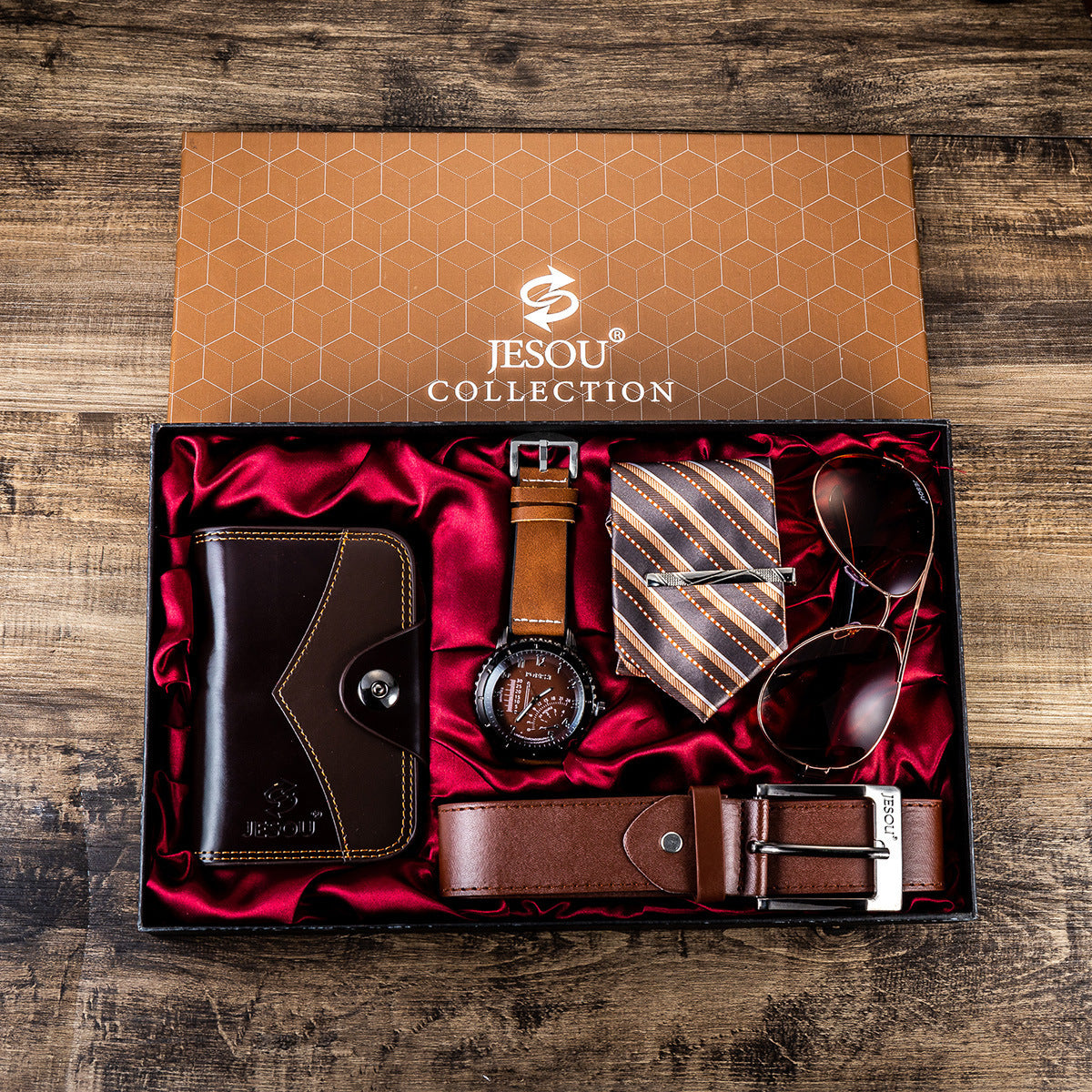 Men''s gift set exquisite package watch