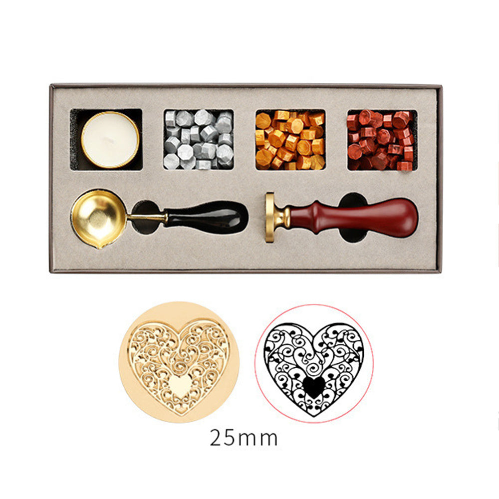 Full Set Of Gift Box With Wax Grain Seal Head