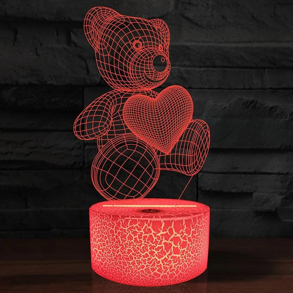 3D Lamp Acrylic LED Night Lights