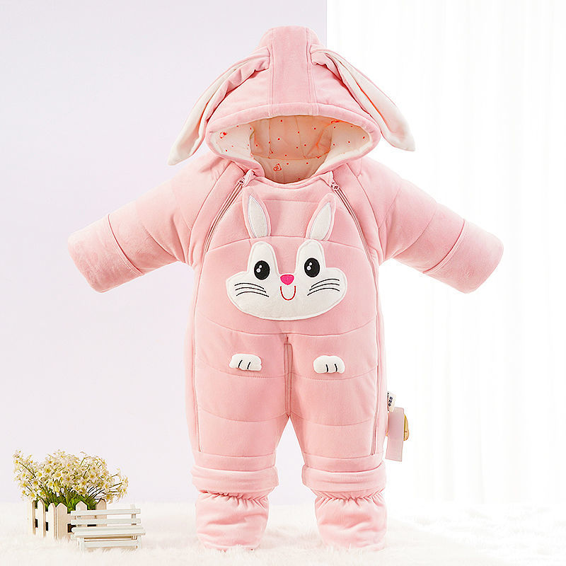 Newborn Baby girl Down One-piece Cotton Clothes