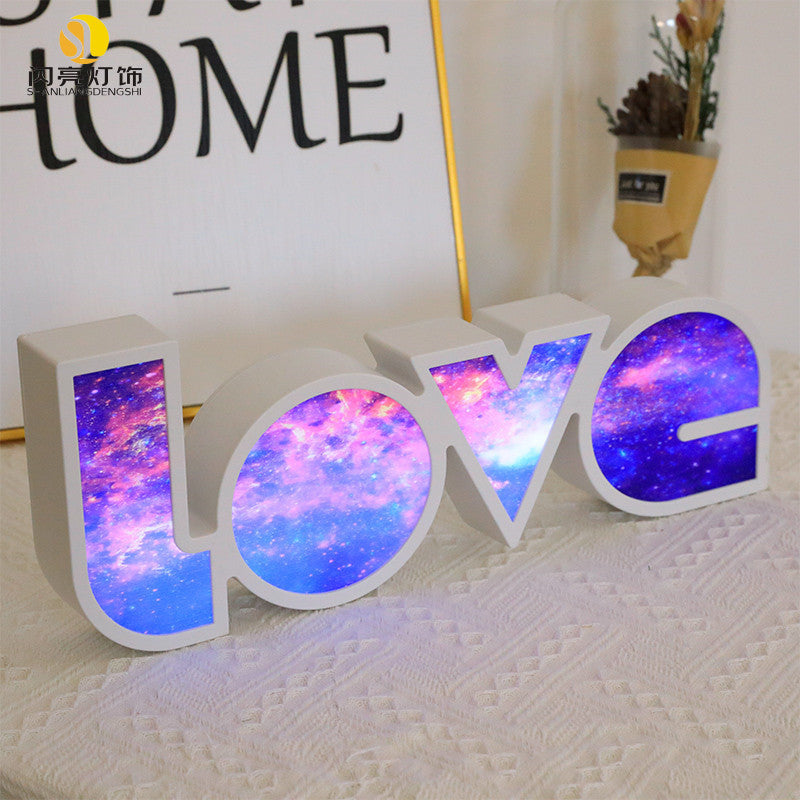 Valentines Day LED LOVE light decor