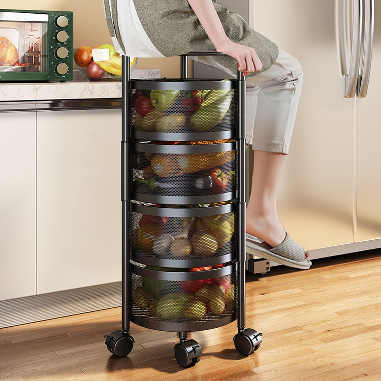 Kitchen storage rack multi-layer