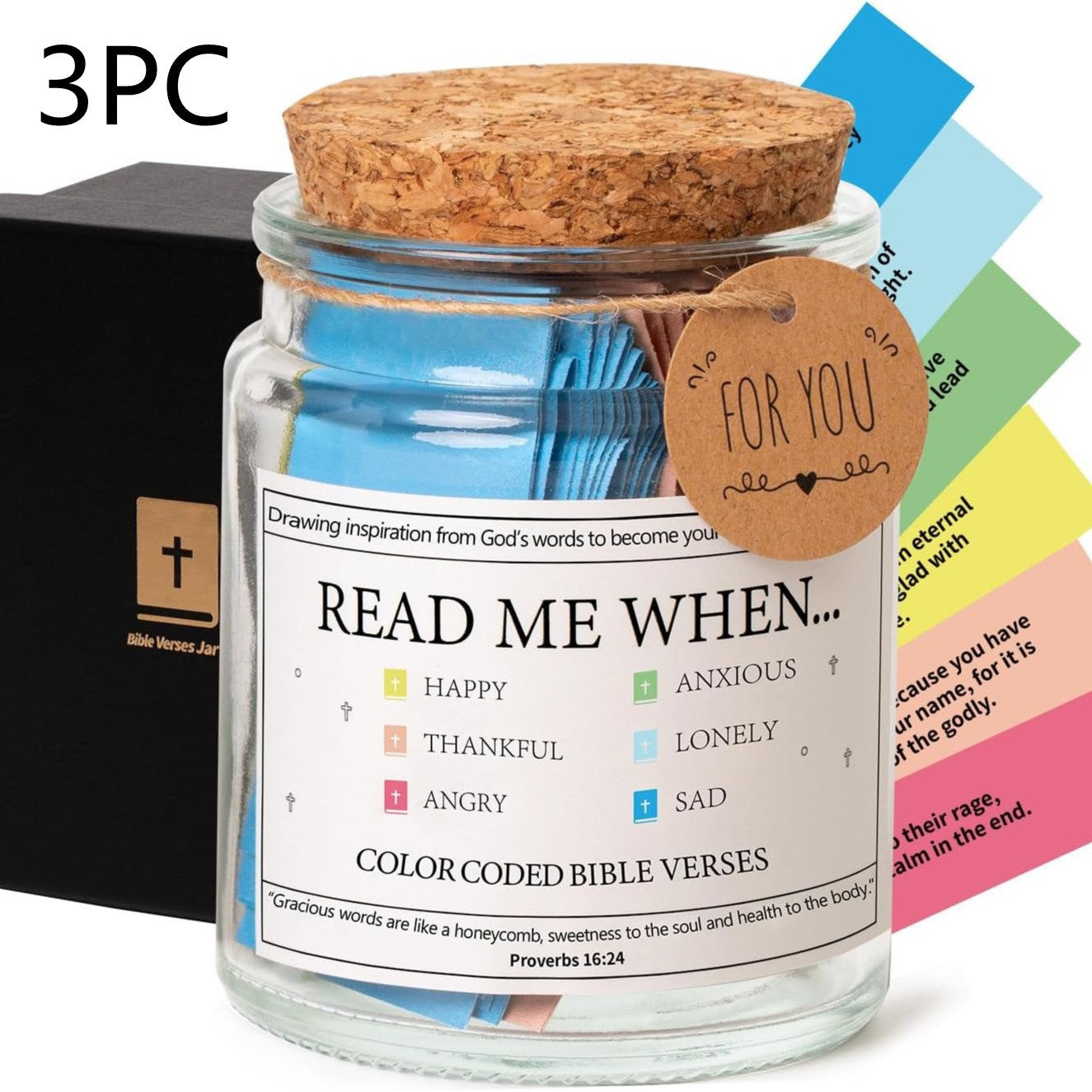 Bible verses in a jar