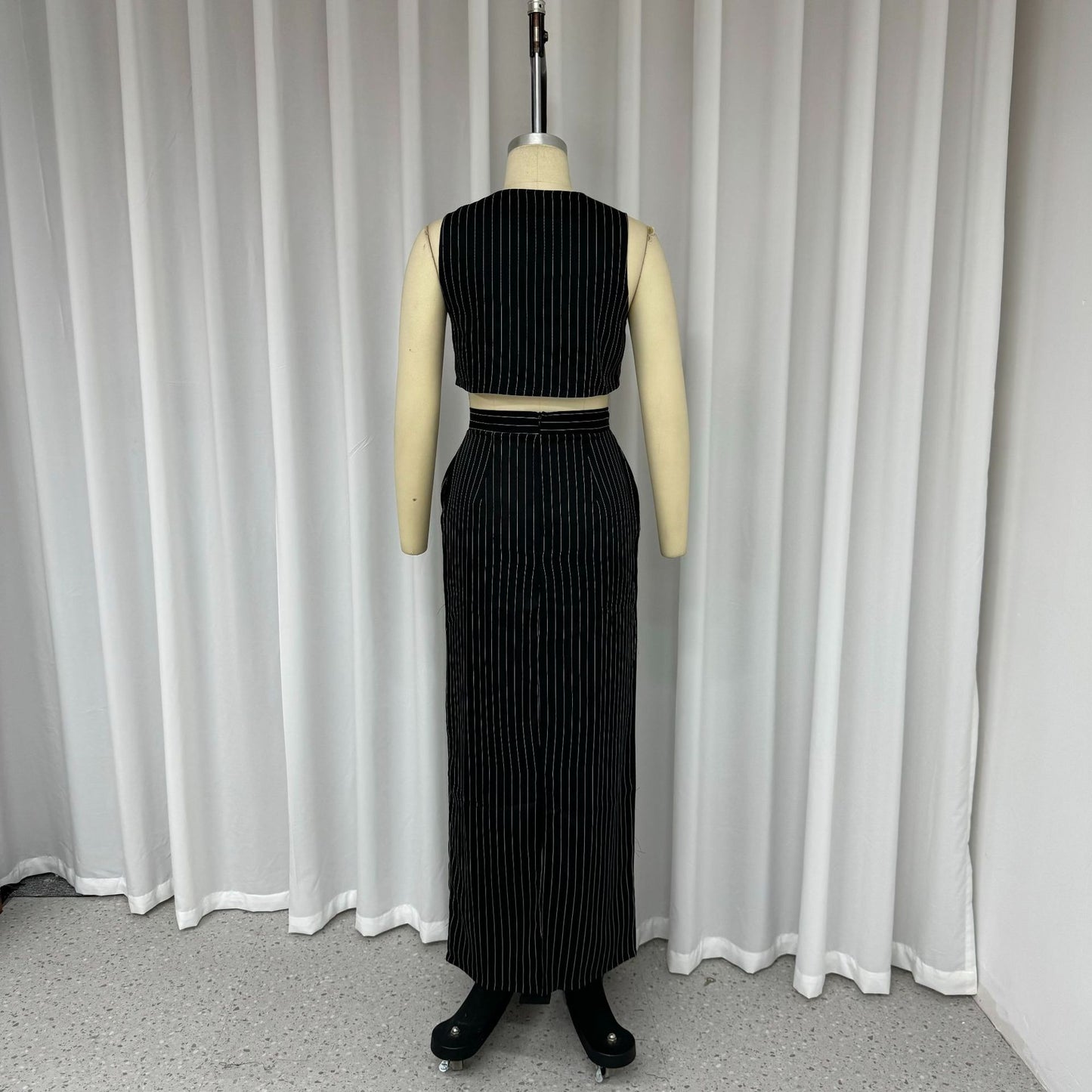 Women's Suit Fashion Leisure Commute Long Skirt Two-piece Set