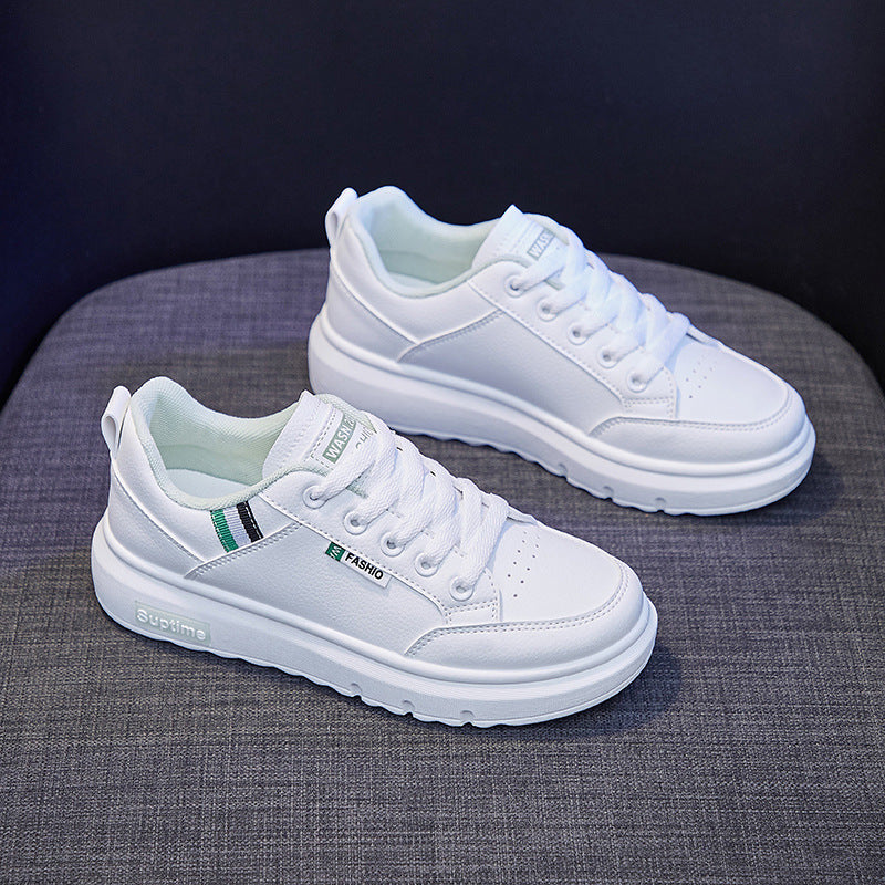 Korean Version Of All-match White Shoes Women Running Leisure