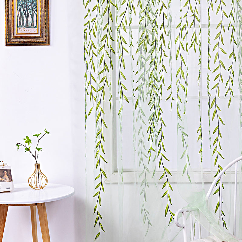 Inverted Willow Wicker Offset Printing Curtains