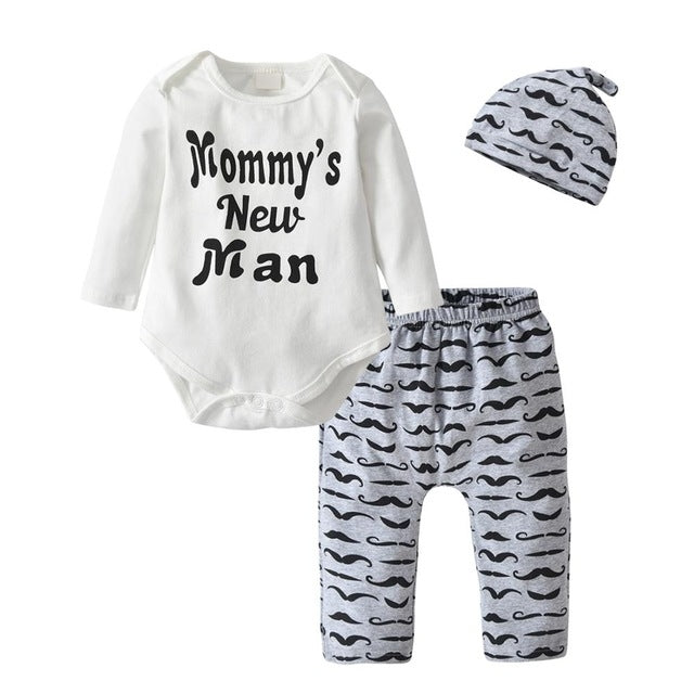 Baby Boy Cloud Pattern Clothes Set