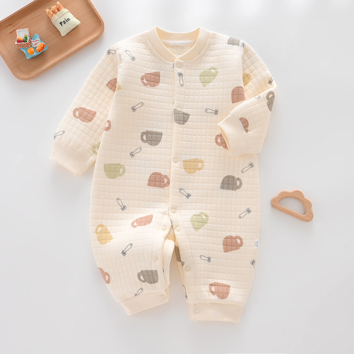 Baby Girl Siro Spinning Cotton Jumpsuit