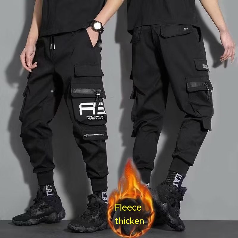 Men's Ankle-tied I Loose Function Multi-pocket Cargo Pants