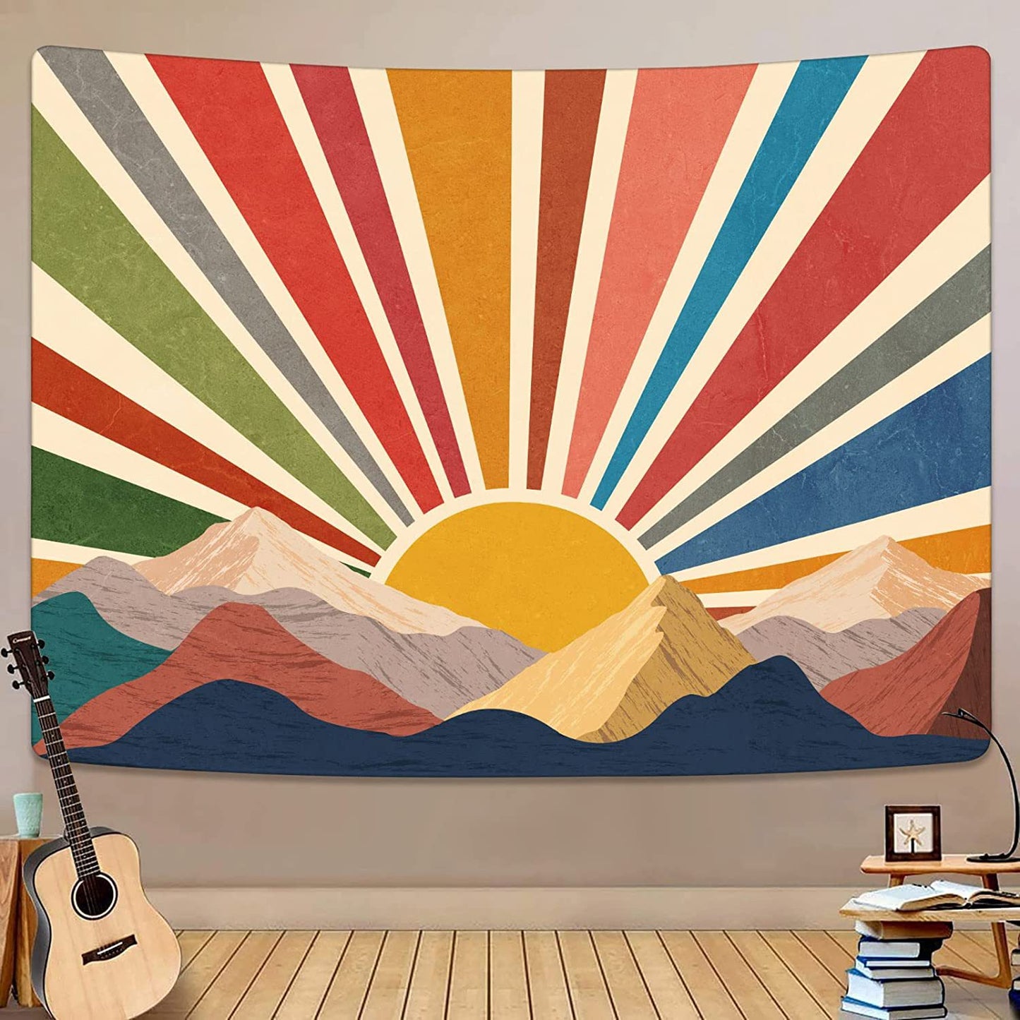 Family Room Background Tapestry