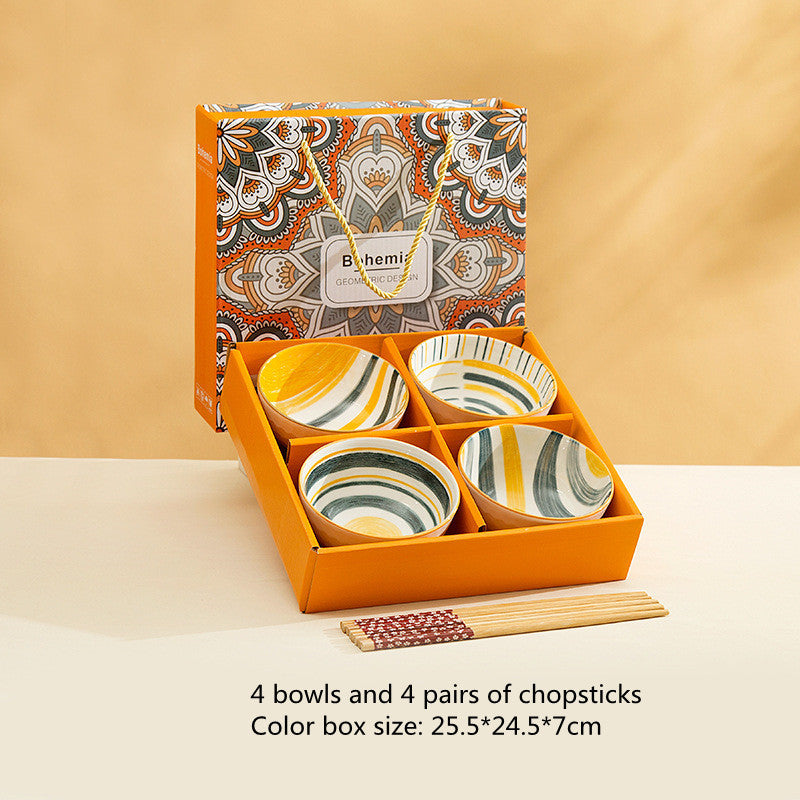 Galaxy Planet Tableware Set Gift Color Box