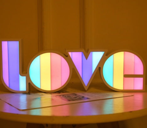 Valentines Day LED LOVE light decor