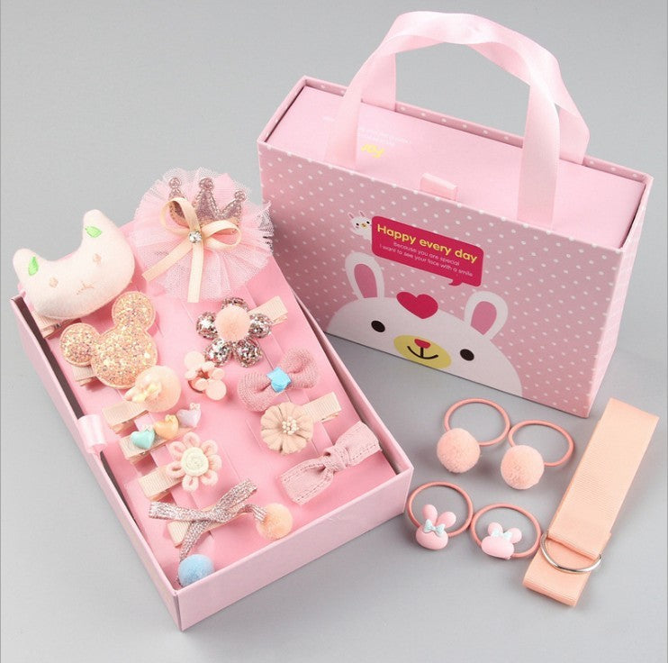 Children's Clip Hair Accessories Set Gift Box