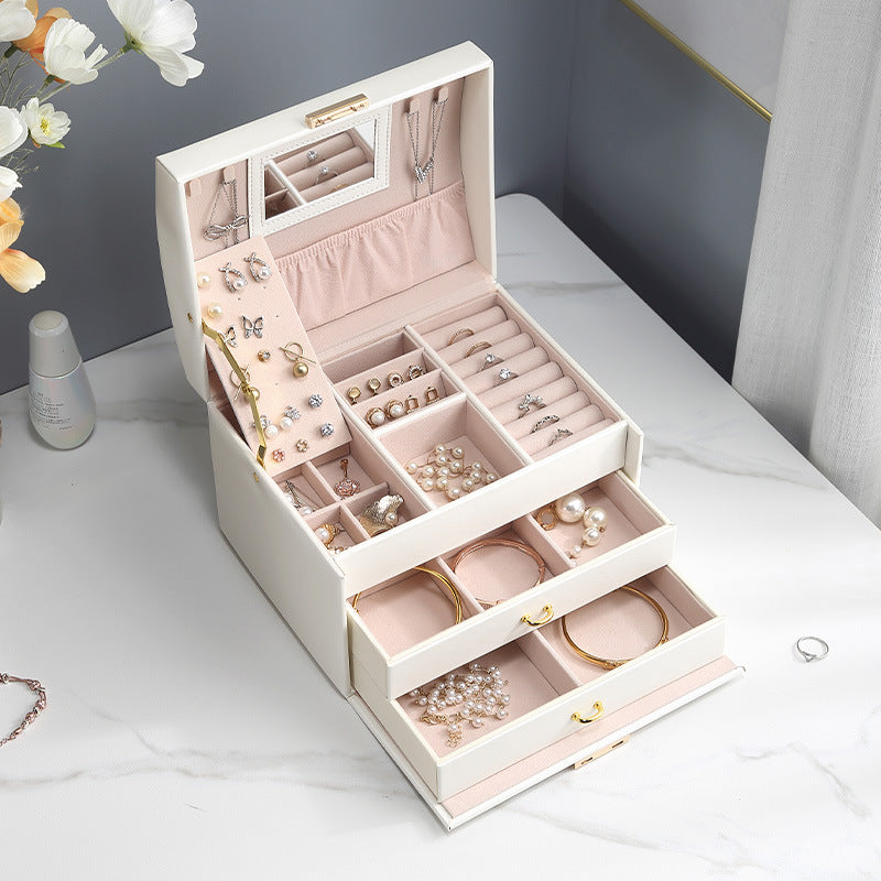 Large Jewelry Storage Multi-layer Suitcase