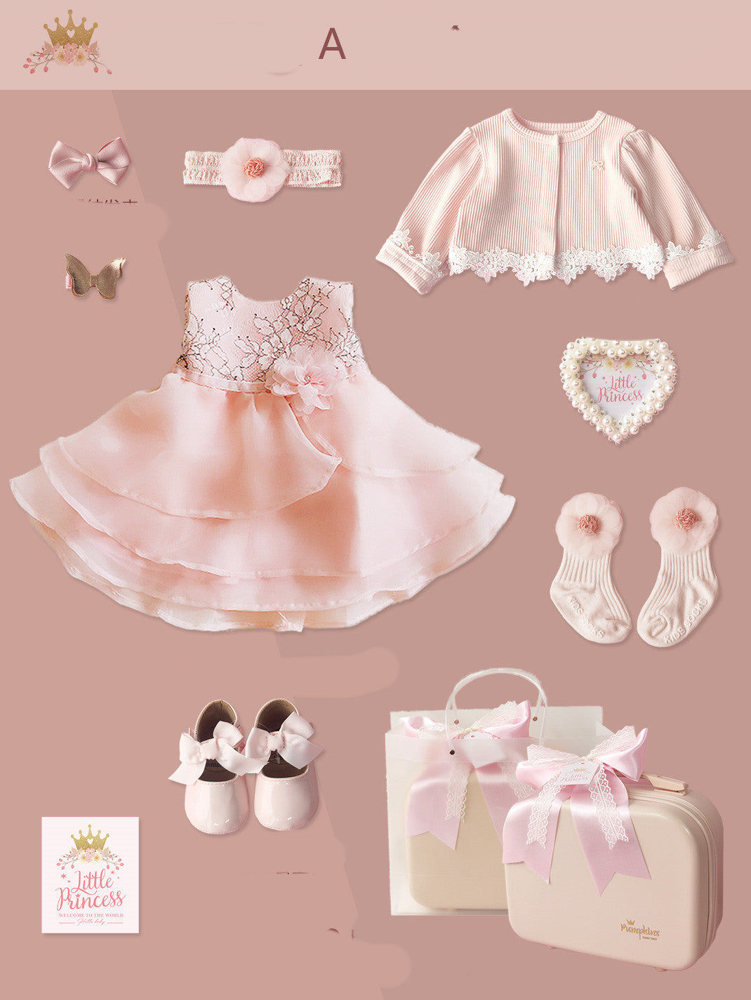 Baby gift box princess set