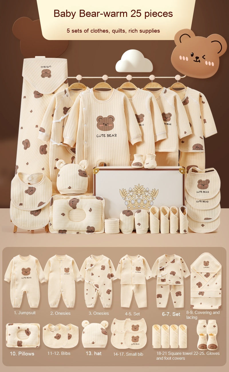 Cotton clothes set for newborn baby