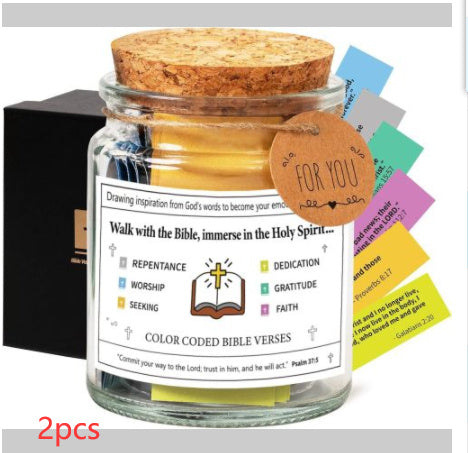 Bible verses in a jar