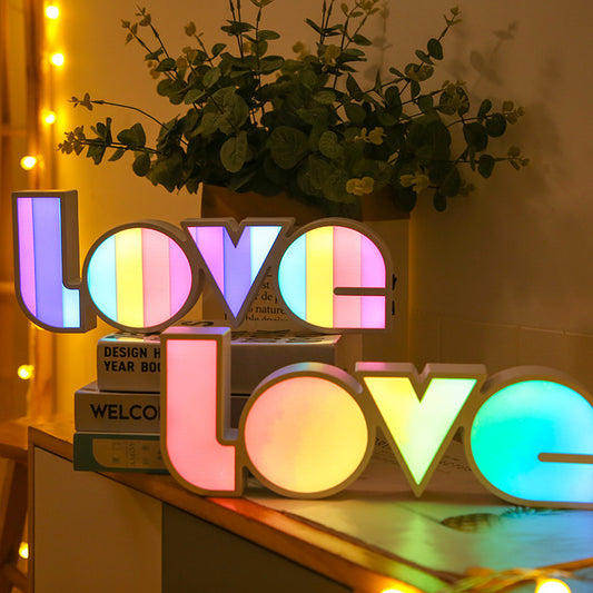 Valentines Day LED LOVE light decor