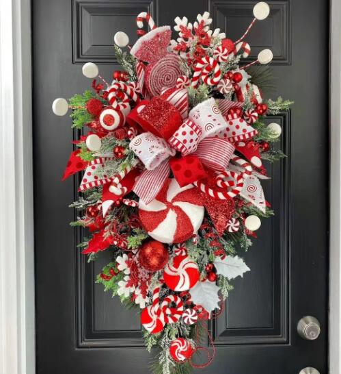 Handmade Christmas door decoration Hanging Christmas Wall Decoration