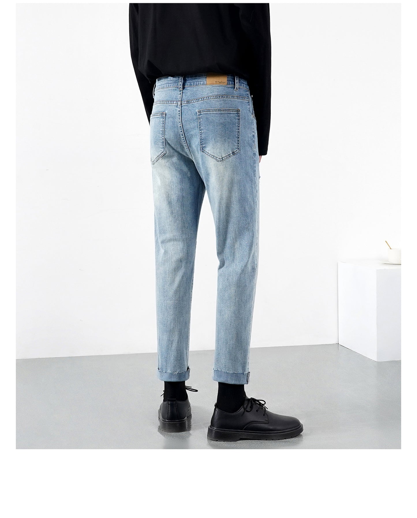 Ripped Jeans For Men Light Summer Thin