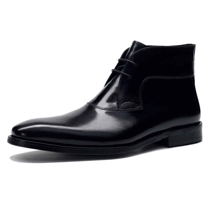 Men's Leather Shoes Martin Boots Men's Trend Shoes Men Leather Boots Men's Shoes Men Trendy Shoes