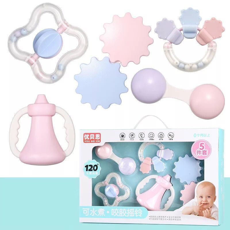 Baby rattle gift set